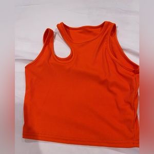 Bright orange top never worn
